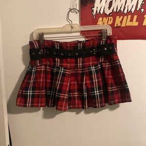 studded mini skirt by abbey dawn